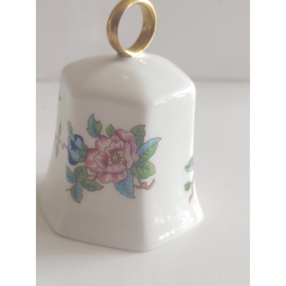 Aynsley England Hand Painted Dinner Bell "Pembroke Pattern" 3 1/2" - Picture 7 of 10